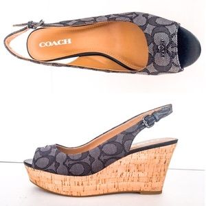 ‼️Final Price‼️New Coach Platform Wedge Sandal